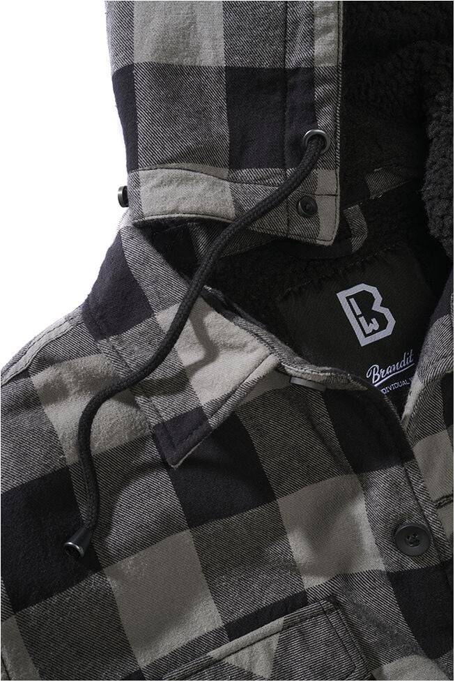 EMP "Lumberjacket Hooded" Übergangsjacke schwarz von Brandit im Angebot
