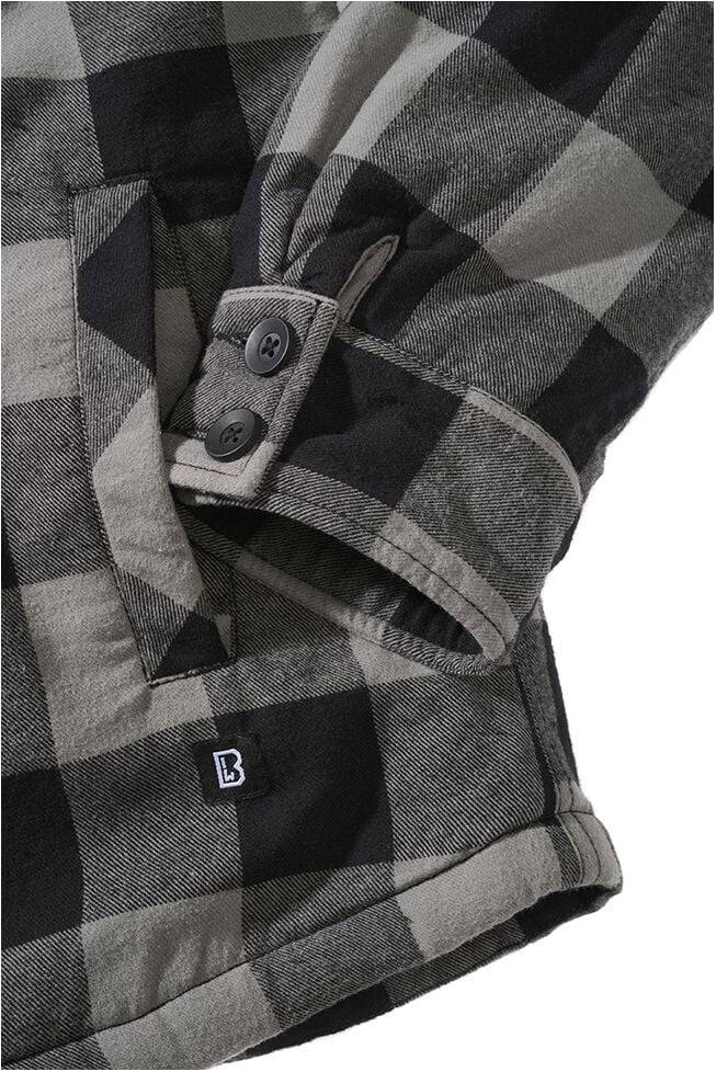 EMP "Lumberjacket Hooded" Übergangsjacke schwarz von Brandit im Angebot