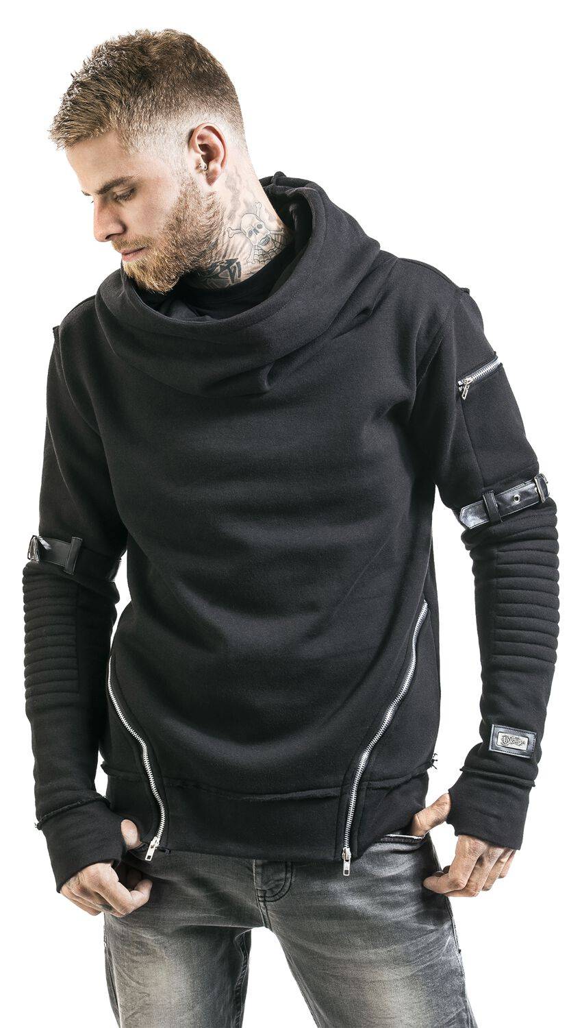 EMP "Voyage Hood" Kapuzenpullover schwarz von Vixxsin Outlet