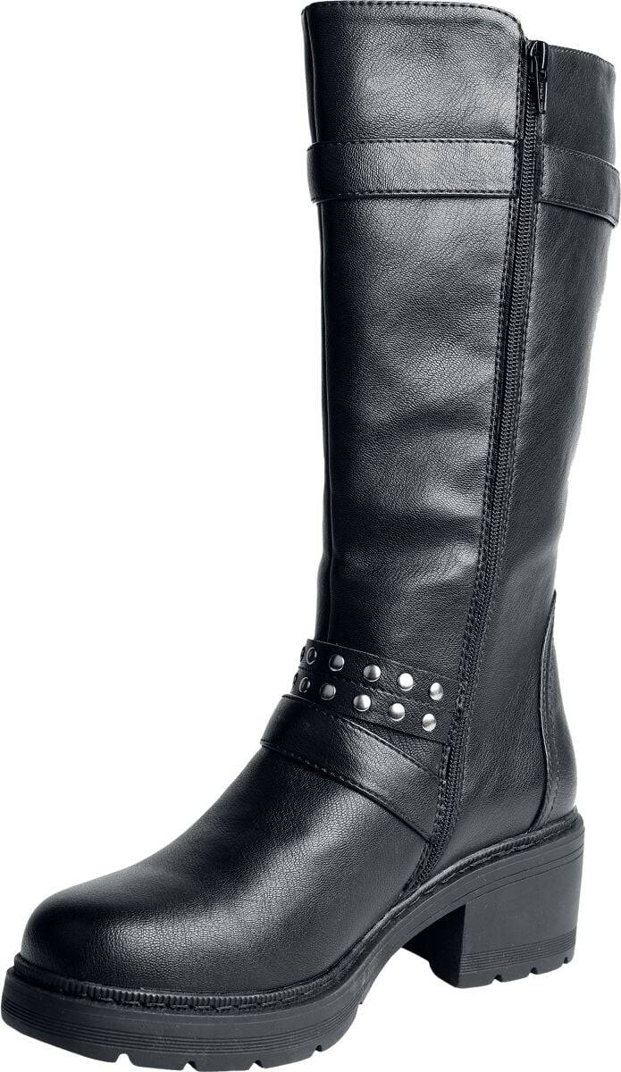 EMP Stiefel schwarz von Gothicana by EMP Fabrikverkauf