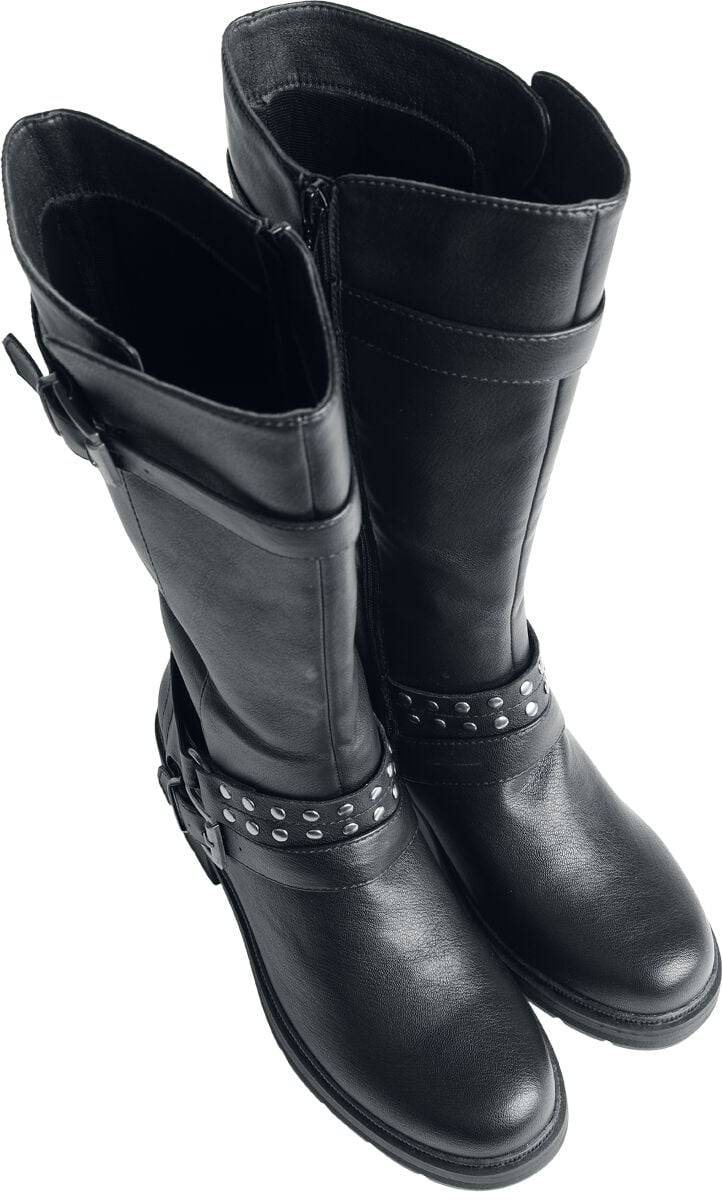 EMP Stiefel schwarz von Gothicana by EMP Fabrikverkauf