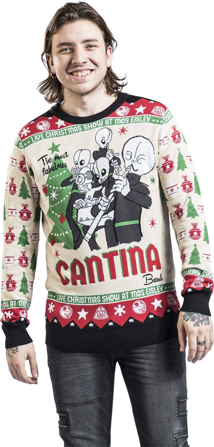 EMP "Cantina Band" Weihnachtspullover multicolor von Star Wars Verkauf