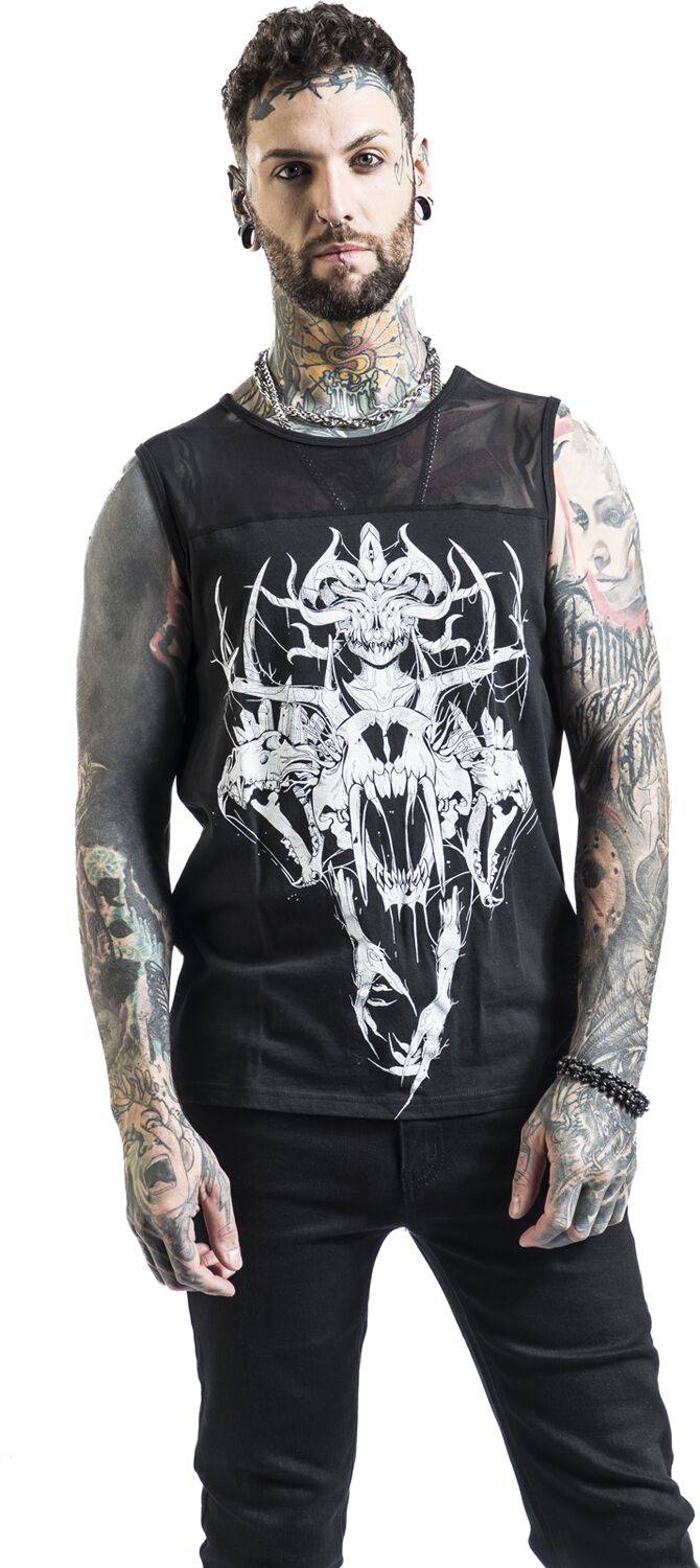 EMP Tank-Top schwarz von Gothicana by EMP Angebote