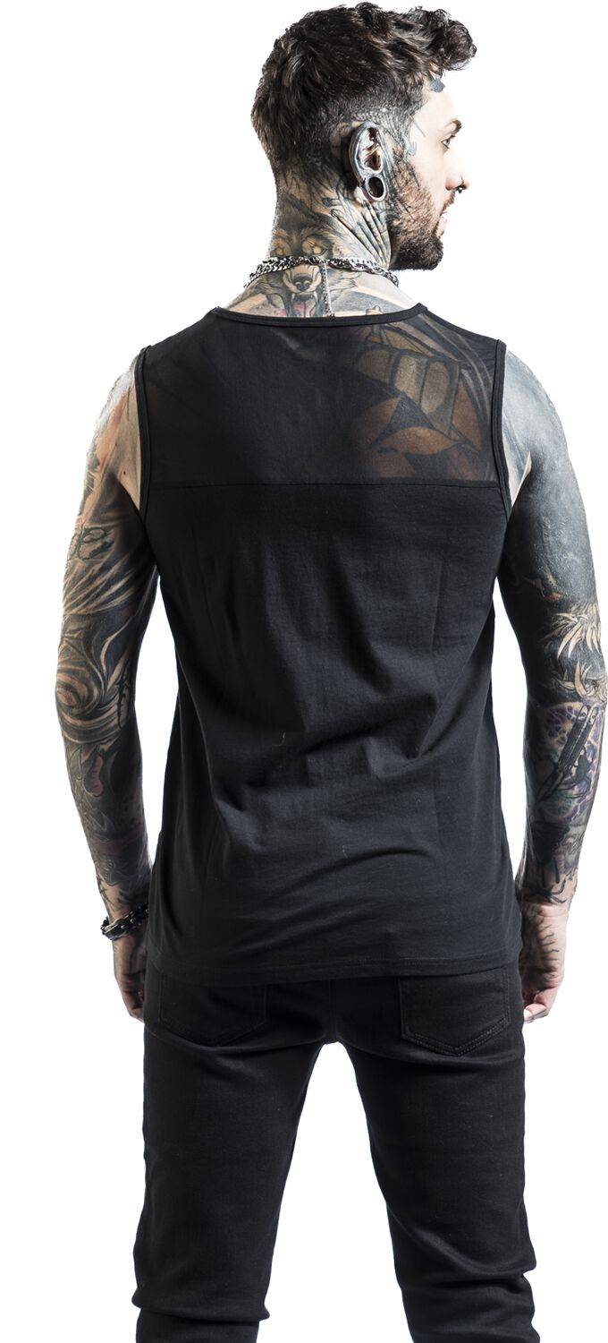 EMP Tank-Top schwarz von Gothicana by EMP Angebote