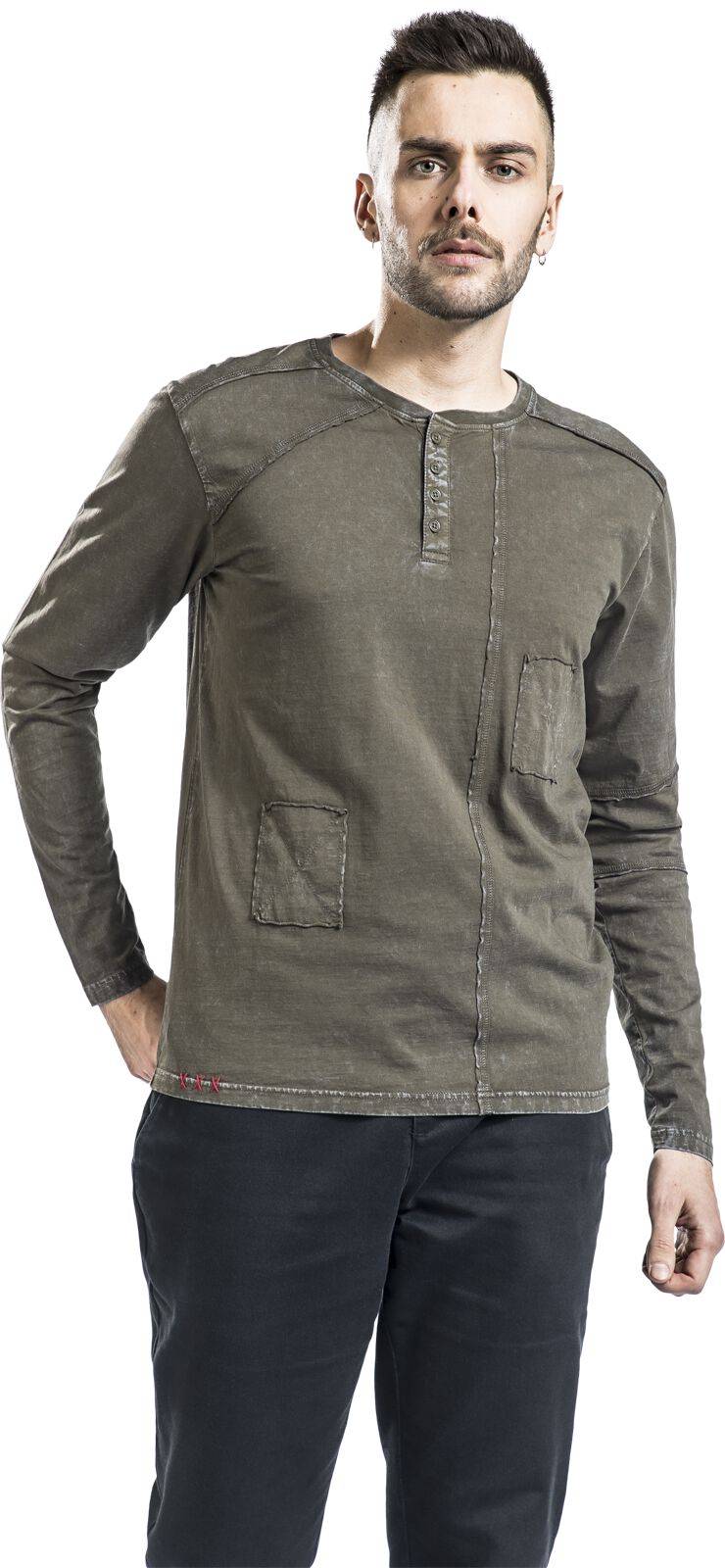 EMP Langarmshirt grün von Rock Rebel by EMP Hotsell