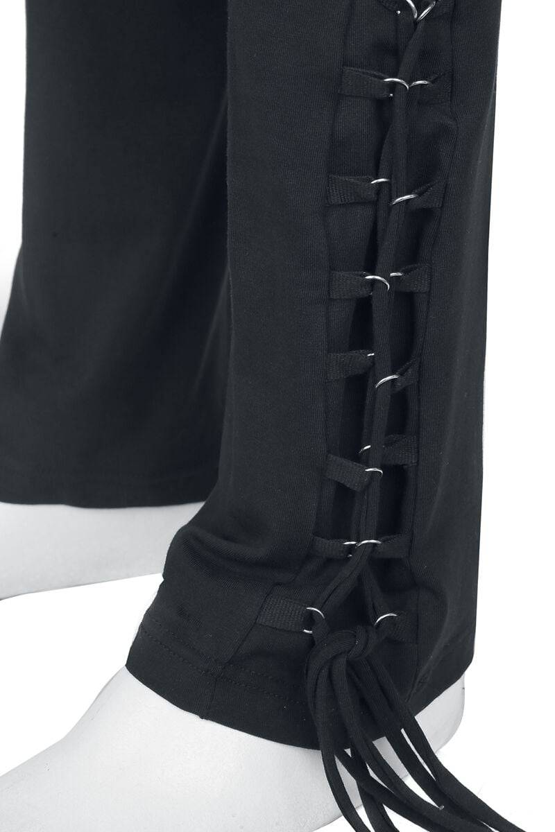 EMP Kniestrümpfe schwarz von Gothicana by EMP Fabrikverkauf