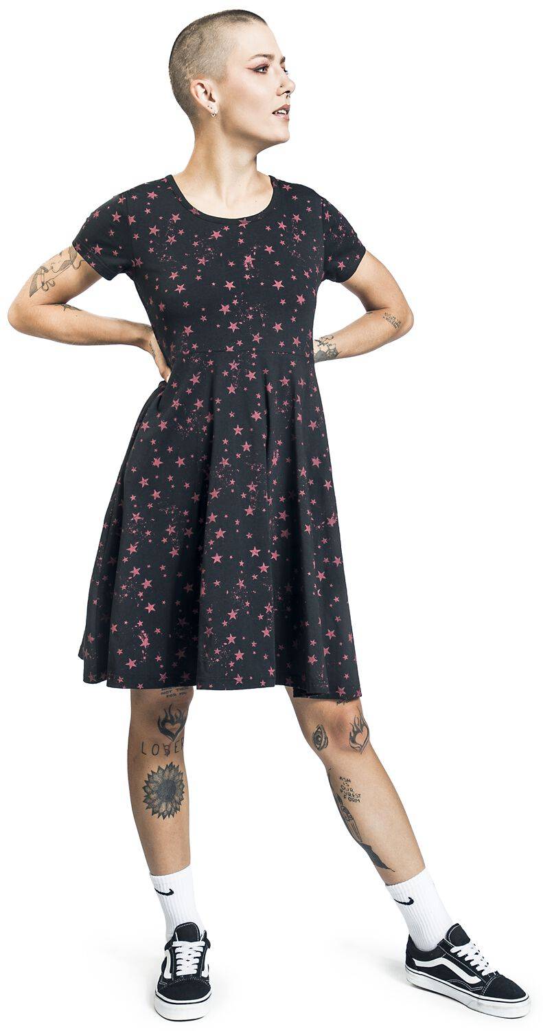 EMP Kurzes Kleid schwarz/rot von RED by EMP Fabrikverkauf
