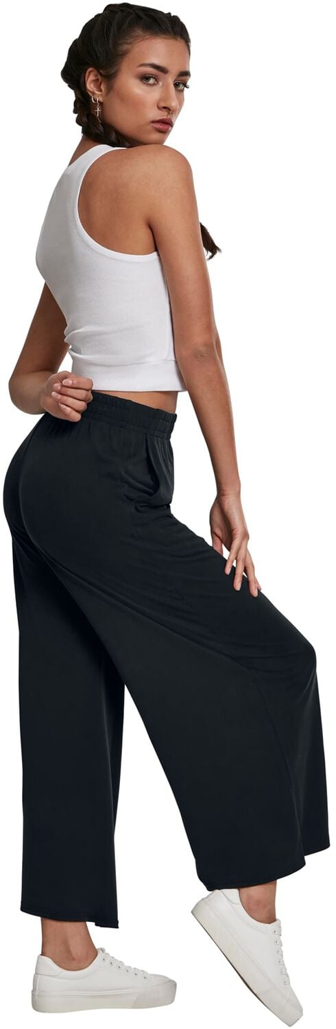 EMP "Ladies Modal Culotte" Stoffhose schwarz von Urban Classics Auslauf