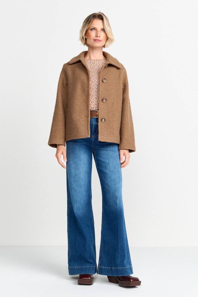 Eich & Royal Jacke mit breitem Umlegekragen Eich & Royal Jacke mit breitem Umlegekragen