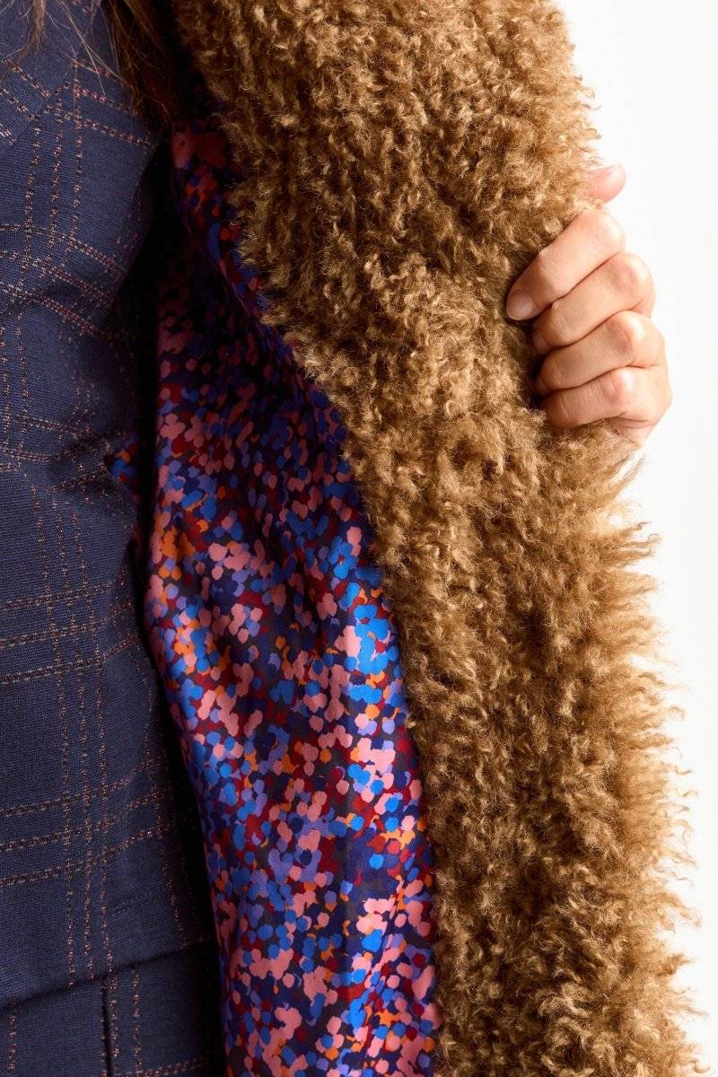 Eich & Royal Oversized-Mantel aus Kustfell Verkauf