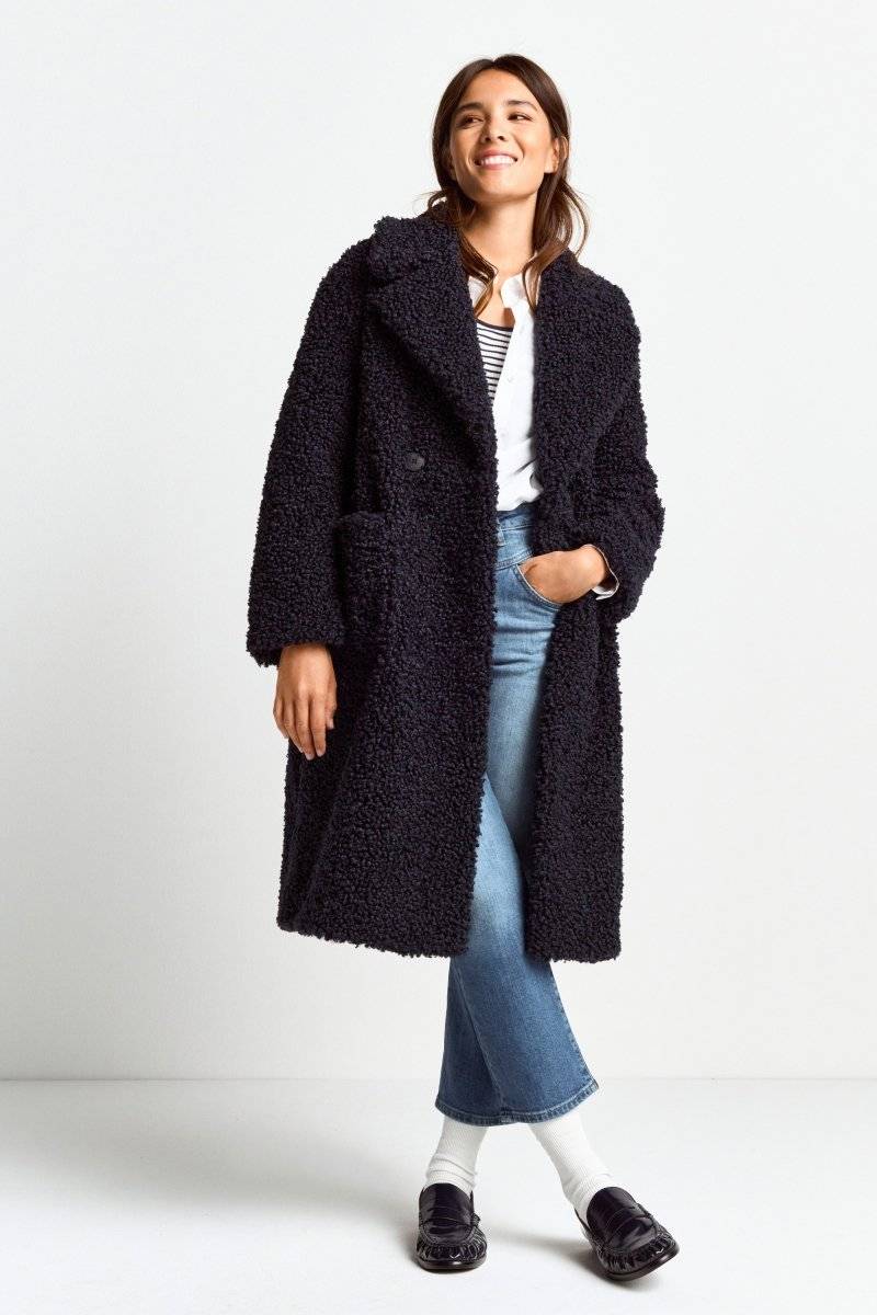 Eich & Royal Oversized-Mantel aus Teddyfell im Angebot