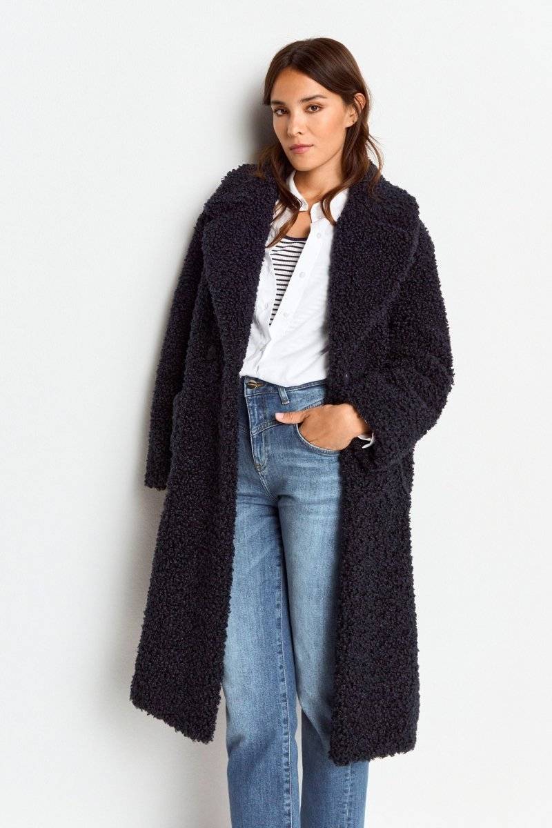 Eich & Royal Oversized-Mantel aus Teddyfell im Angebot