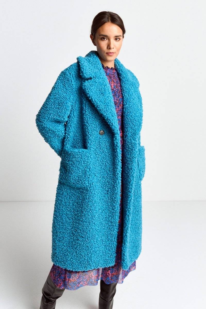 Eich & Royal Oversized-Mantel aus Teddyfell im Angebot