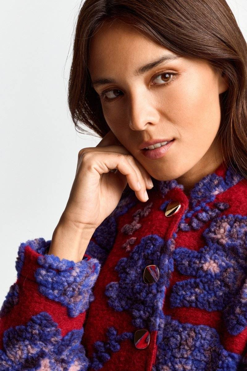 Eich & Royal Jacke mit floralem Muster Fabrikverkauf