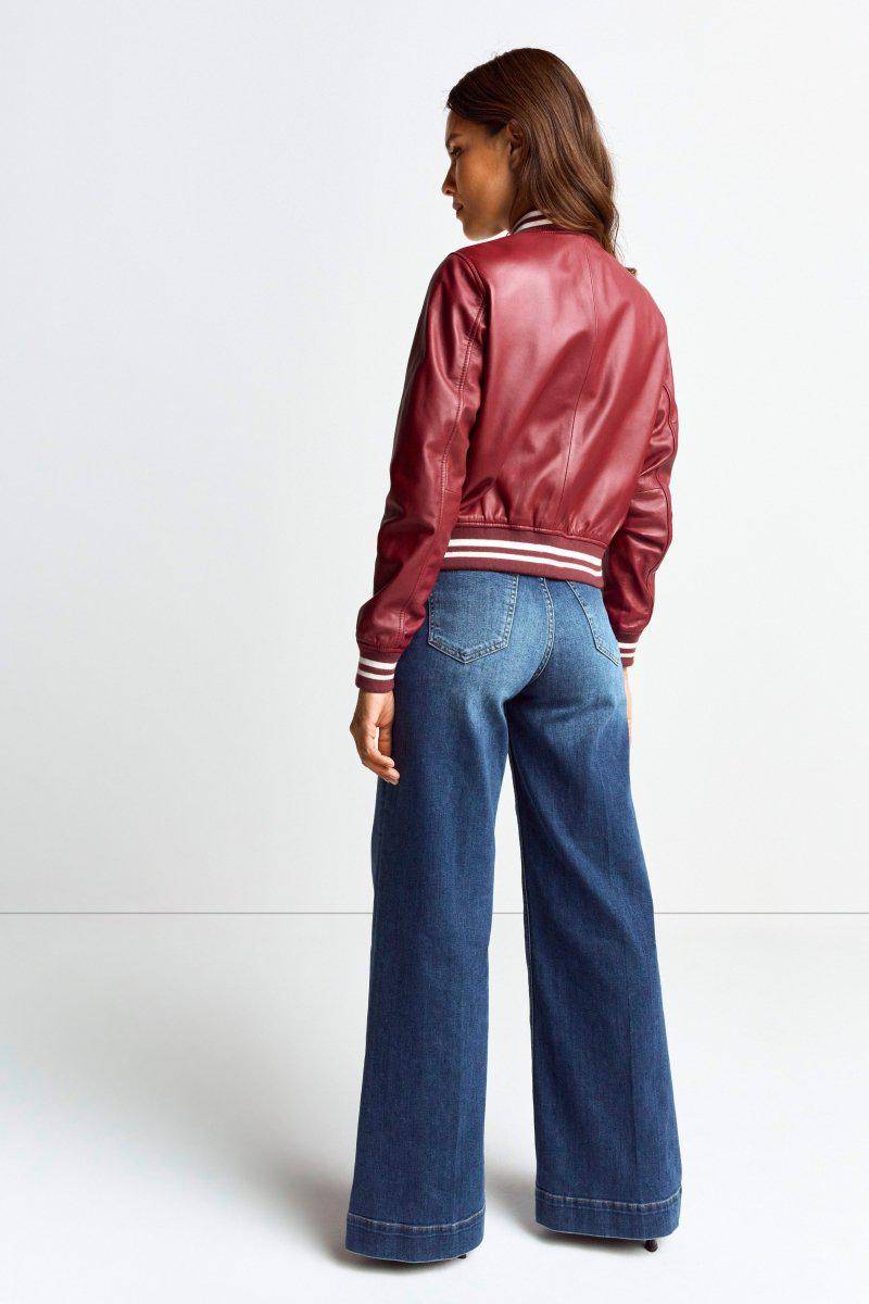 Eich & Royal Bomberjacke aus Leder Outlet