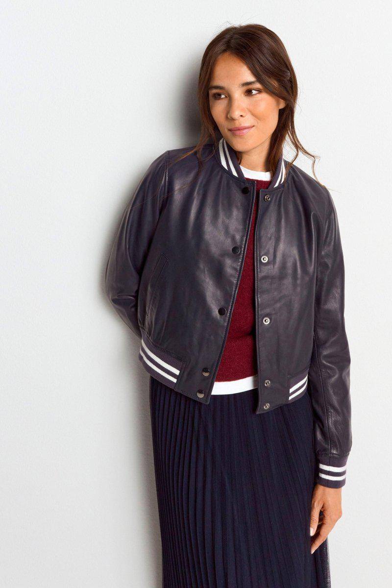 Eich & Royal Bomberjacke aus Leder Outlet