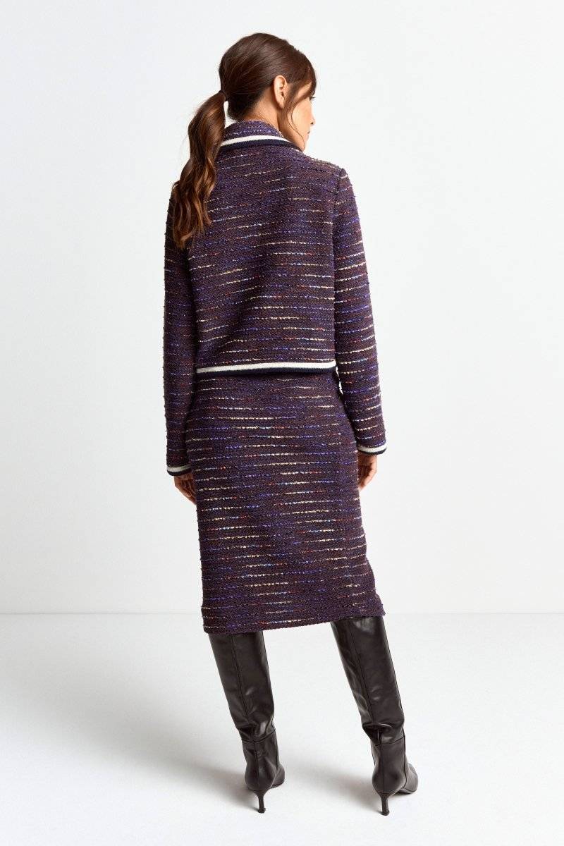 Eich & Royal Bouclé-Jacke mit Bubikragen Auslauf