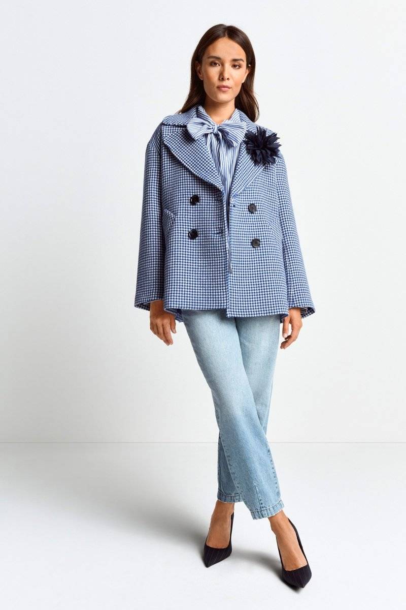 Eich & Royal Jacke mit Hahnentrittmuster Verkauf