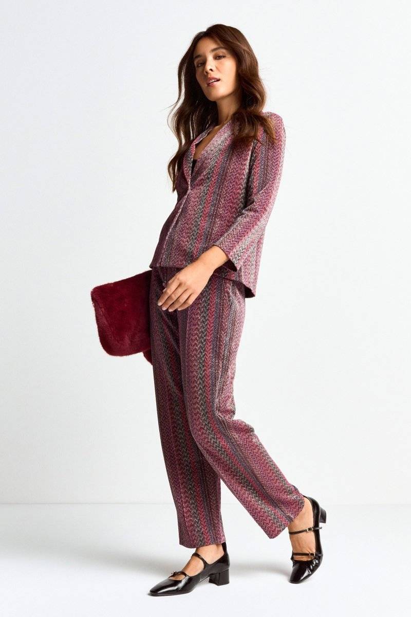 Eich & Royal Hose mit Glitzereffekt