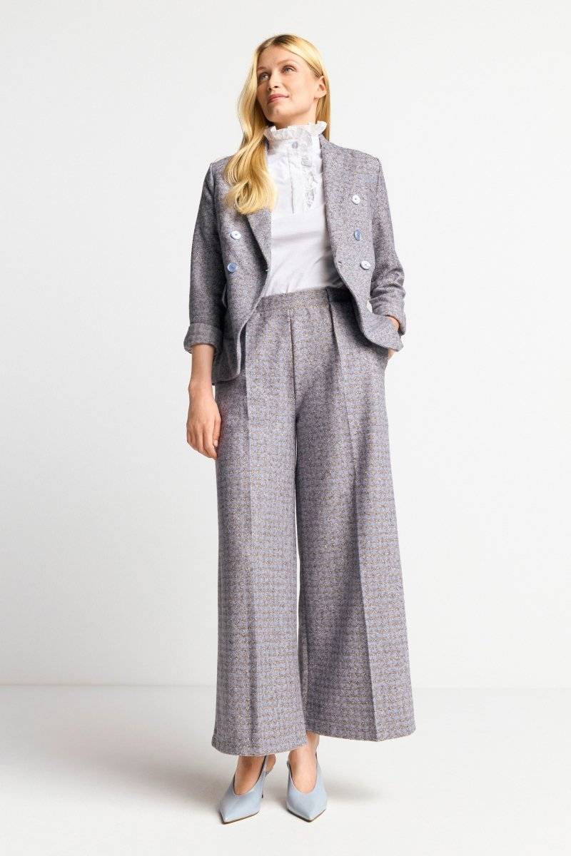 Eich & Royal Karierte Culotte aus Wollmix Günstiger Verkauf