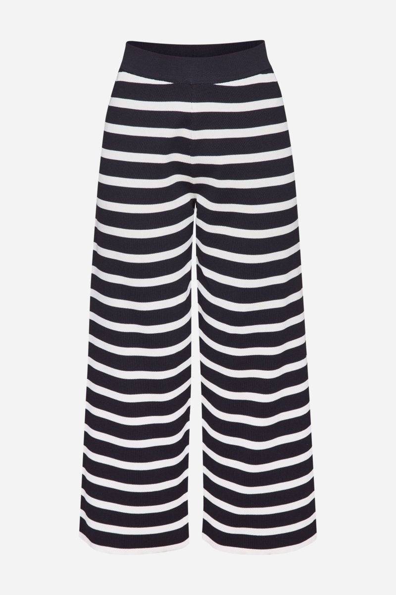 Eich & Royal Gestreifte Strick-Culotte Auslauf