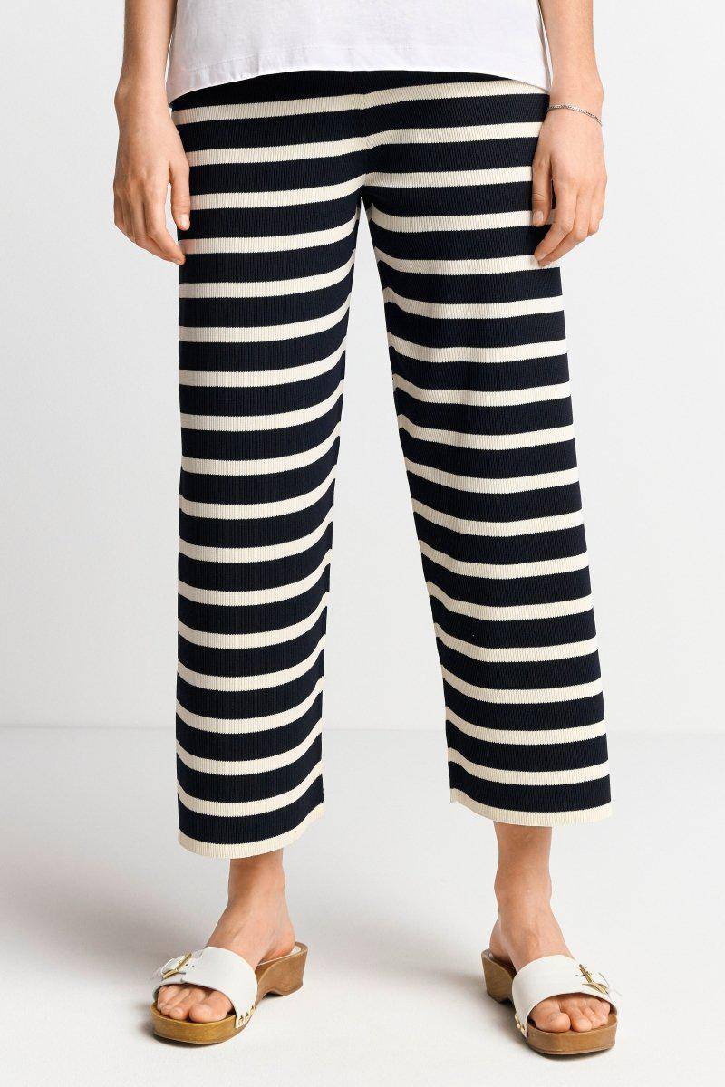 Eich & Royal Gestreifte Strick-Culotte Auslauf