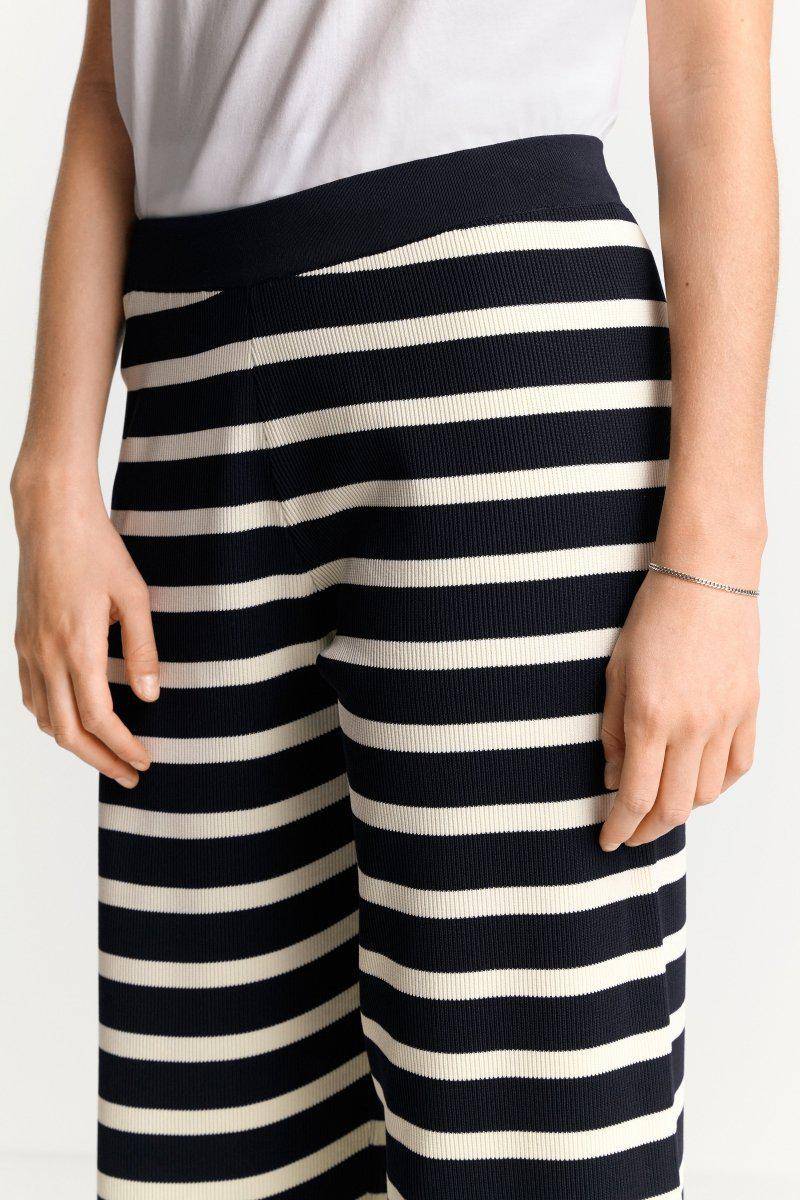 Eich & Royal Gestreifte Strick-Culotte Auslauf