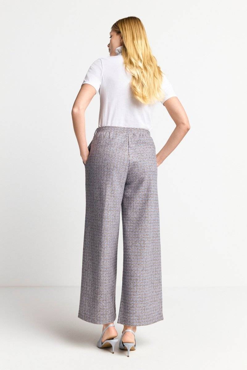 Eich & Royal Karierte Culotte aus Wollmix Schlussverkauf