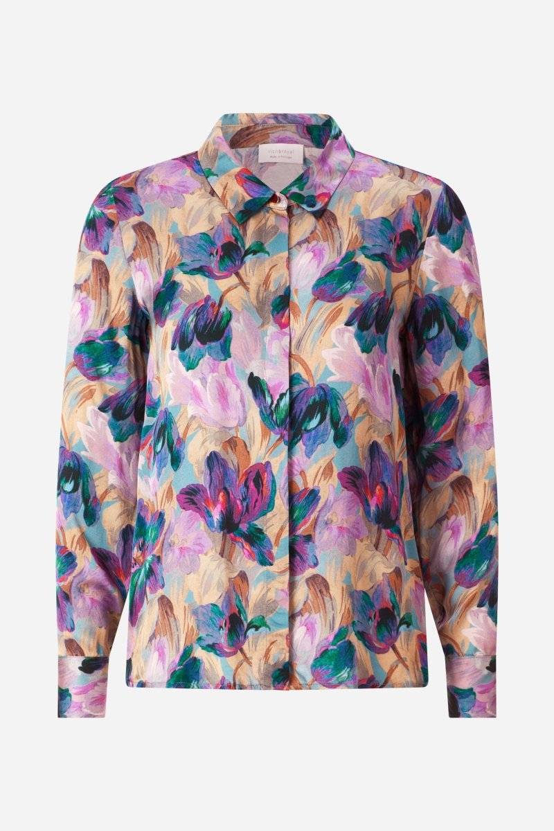Eich & Royal Hemdkragenbluse mit Blumenprint Günstiger Verkauf