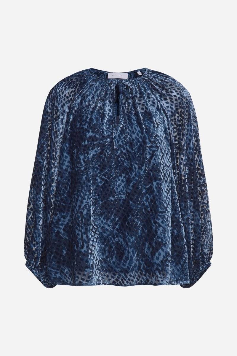 Eich & Royal Samtbluse mit Ballonärmeln Verkauf