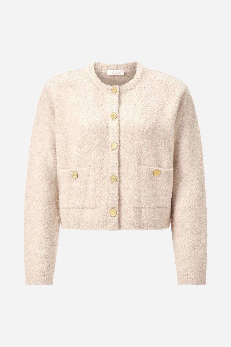 Eich & Royal Cardigan mit goldfarbenen Knöpfen Meist gekauft