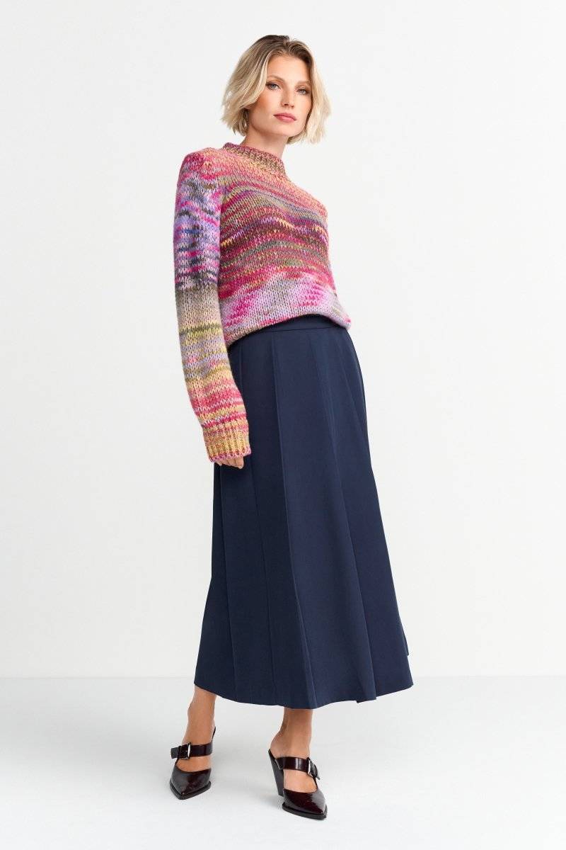 Eich & Royal Pullover aus buntem Melange-Strick Outlet
