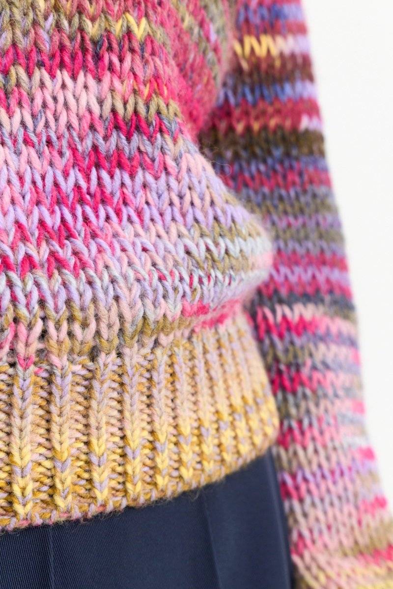 Eich & Royal Pullover aus buntem Melange-Strick Outlet