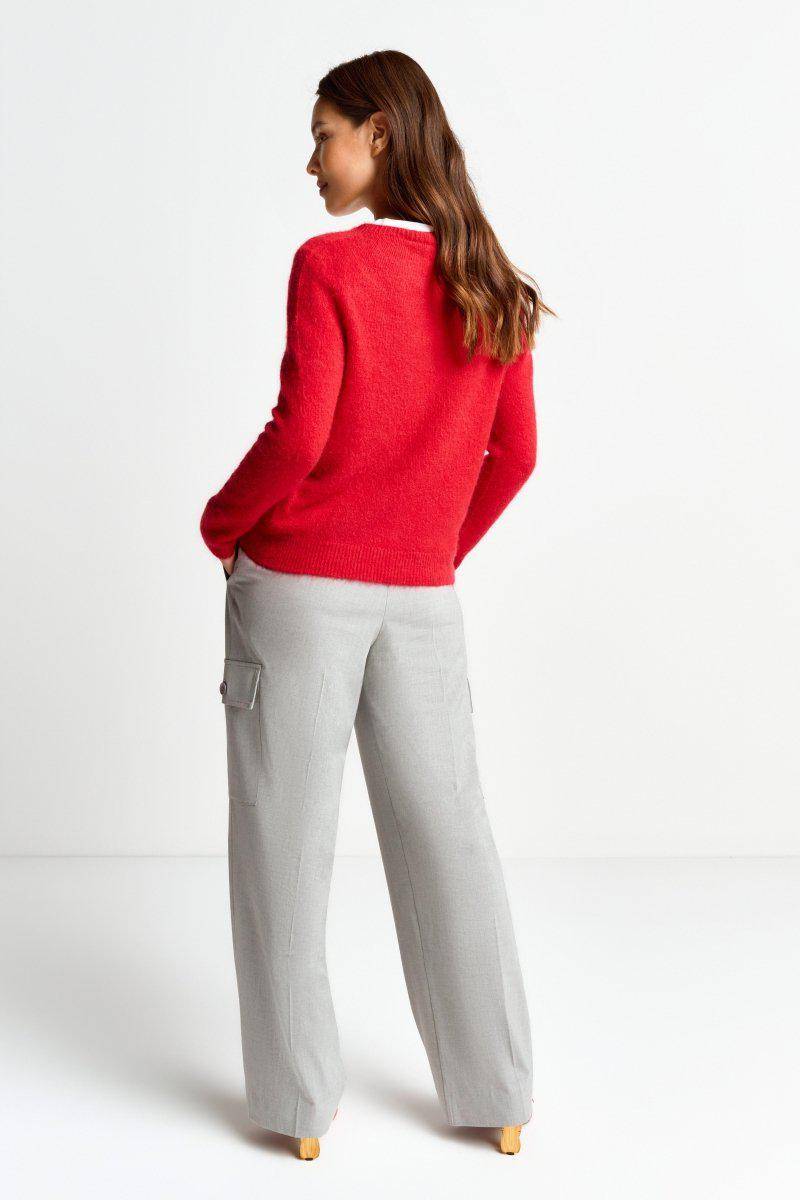 Eich & Royal Strickpullover aus weichem Materialmix Günstiger Verkauf