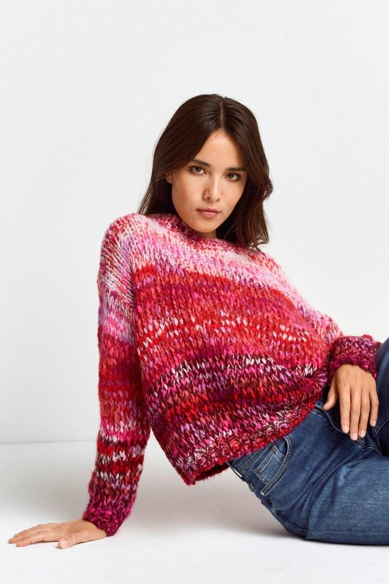 Eich & Royal Pullover mit Colour-Blocking-Muster Schlussverkauf