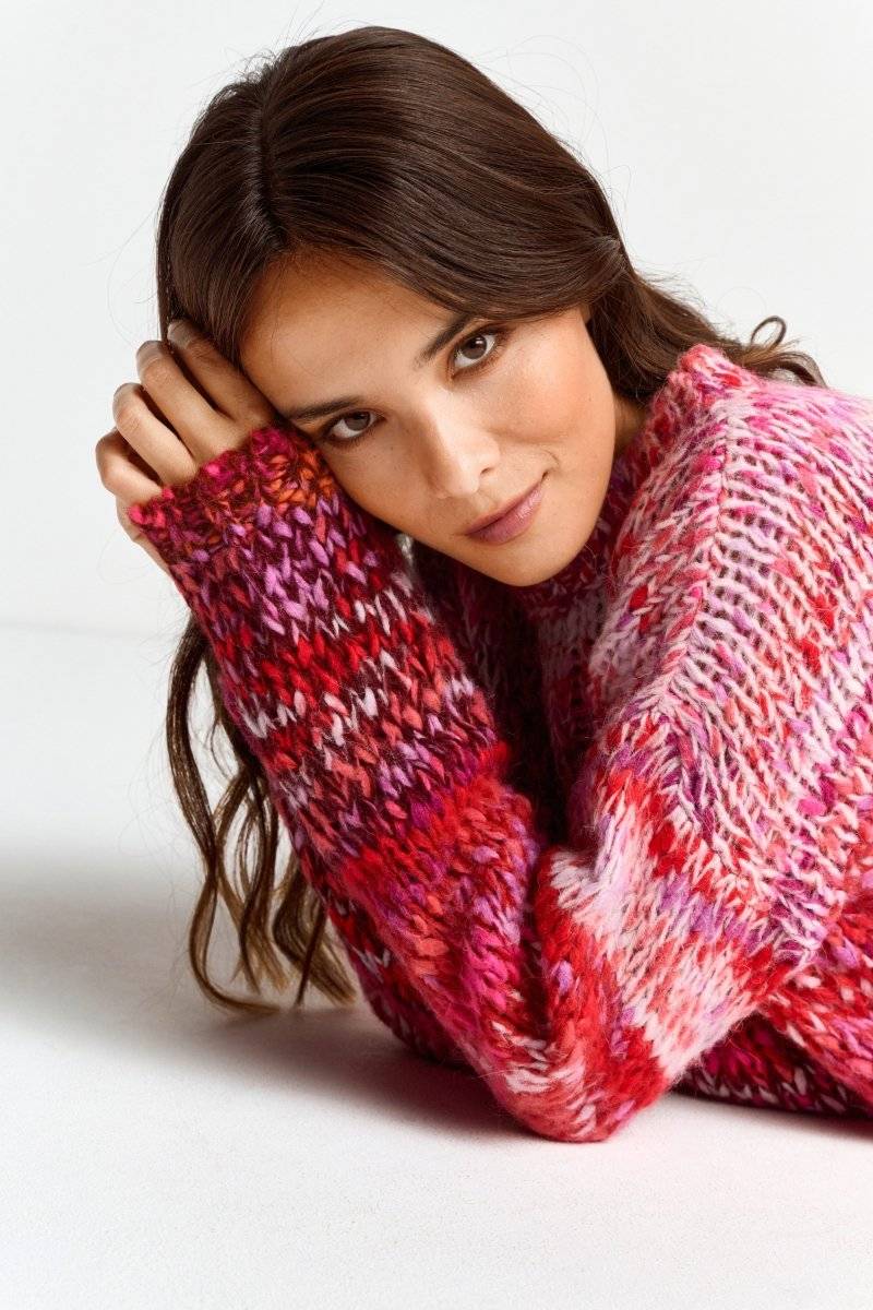 Eich & Royal Pullover mit Colour-Blocking-Muster Schlussverkauf