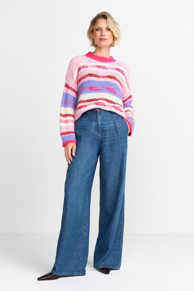 Eich & Royal Pullover in Colour-Blocking-Optik Fabrikverkauf