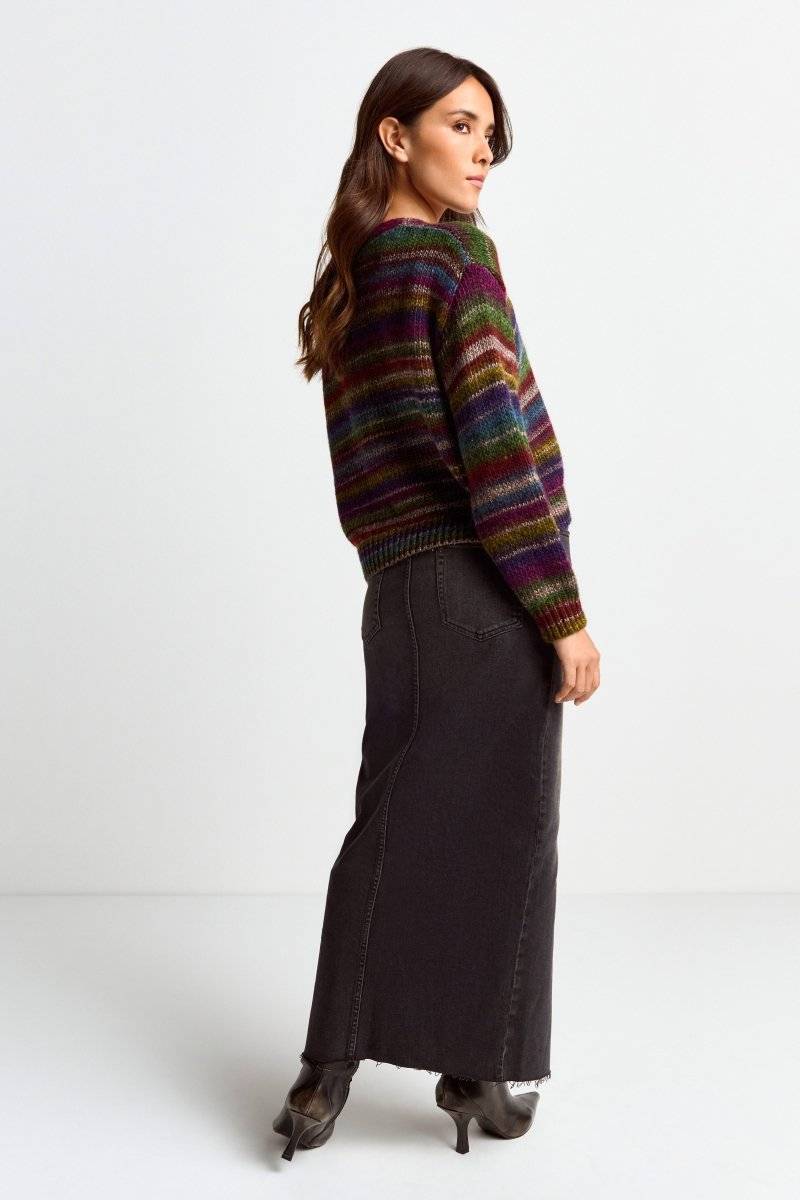 Eich & Royal Cardigan mit bunten Kristallknöpfen Online