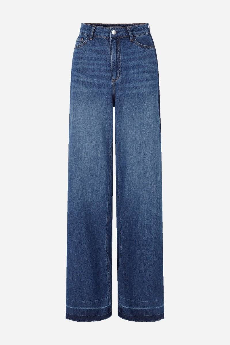 Eich & Royal Wide Leg Denim mit Seitenstreifen Schlussverkauf