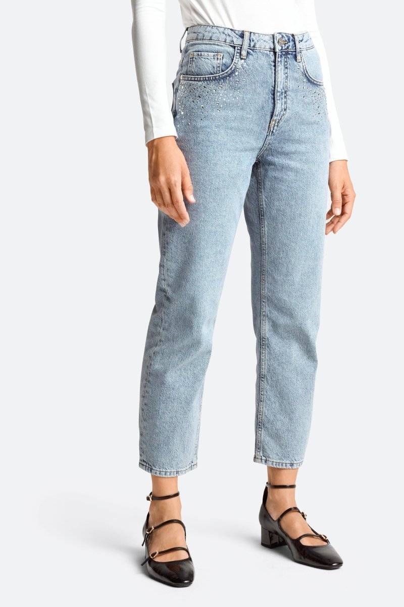 Eich & Royal Denim mit Strassdetails Günstiger Verkauf