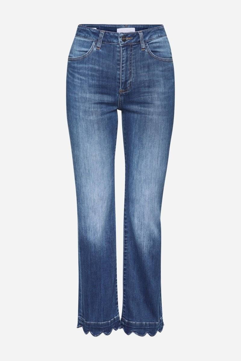 Eich & Royal Denim mit wellenförmigem Saum Blitzverkäufe