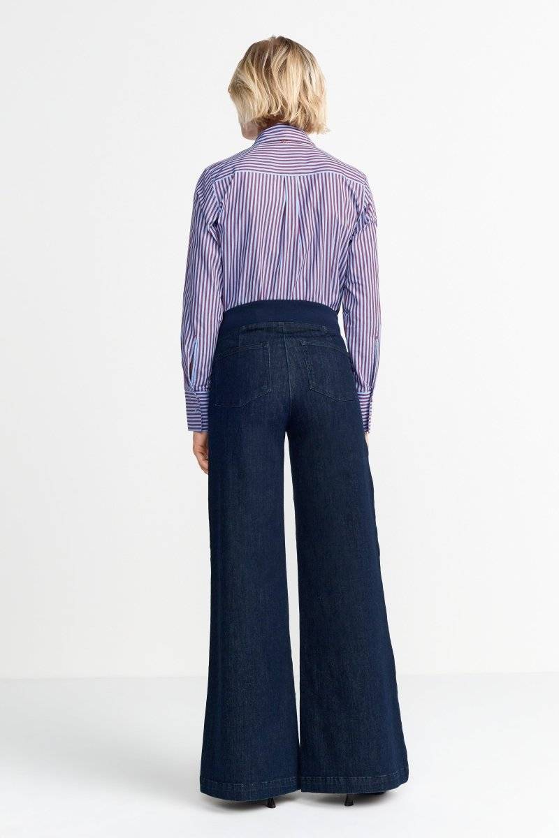 Eich & Royal Wide Leg Denim mit elastischem Bund Hotsell
