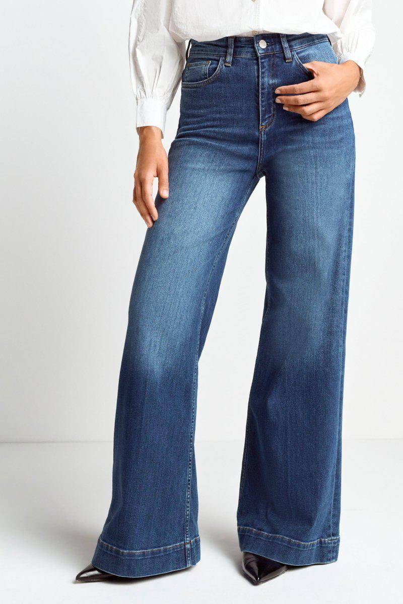 Eich & Royal Wide Leg Denim mit hoher Taille Günstiger Verkauf