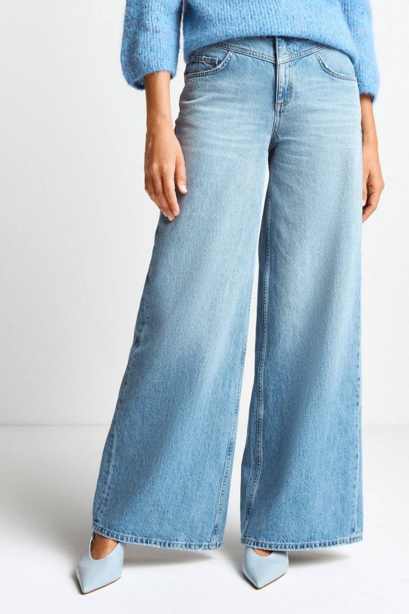Eich & Royal Wide Leg Denim mit Passe Auslauf