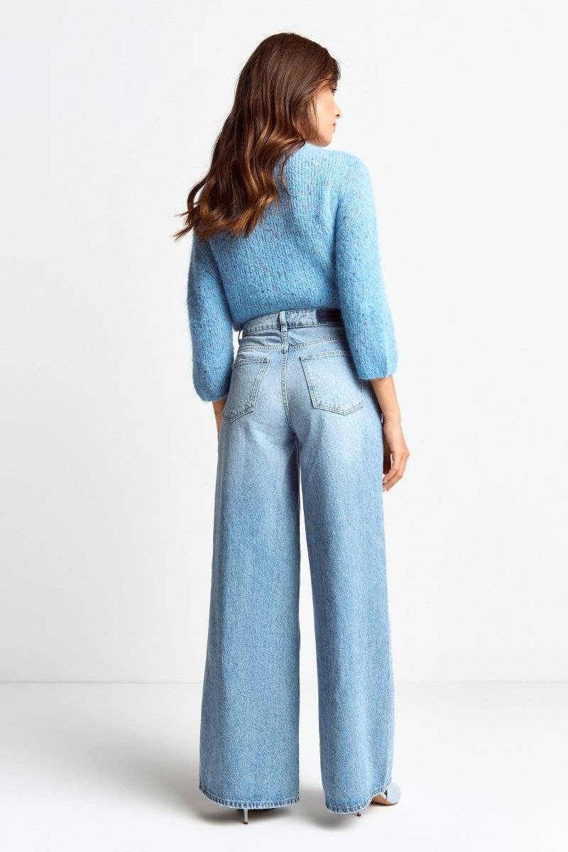 Eich & Royal Wide Leg Denim mit Passe Auslauf