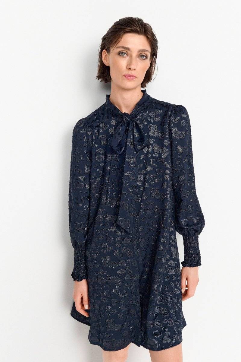 Eich & Royal Minikleid mit Schleifenkragen Blitzverkäufe