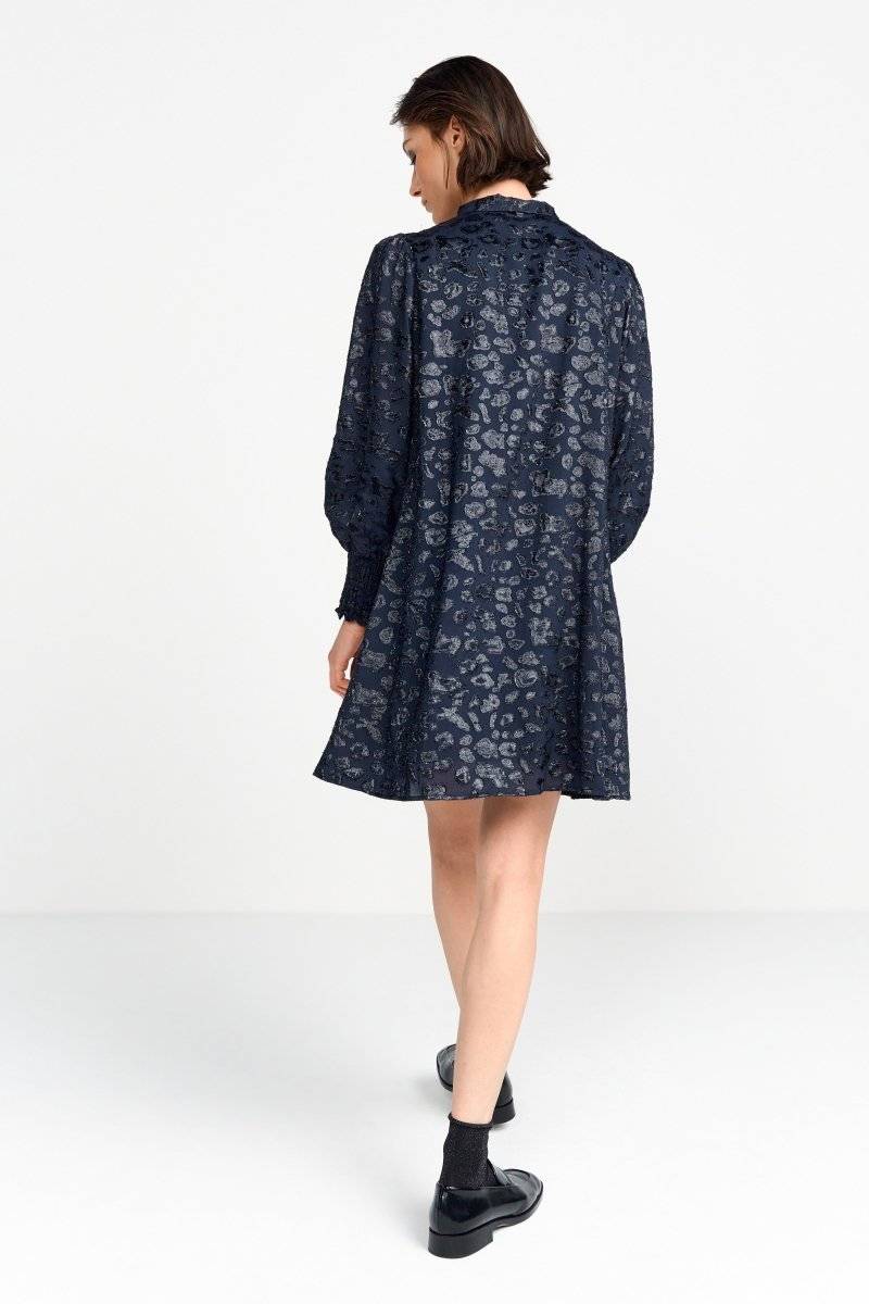 Eich & Royal Minikleid mit Schleifenkragen Blitzverkäufe