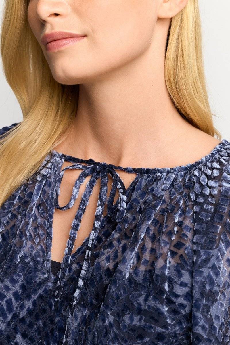 Eich & Royal Mini-Blusenkleid aus Samt Verkauf