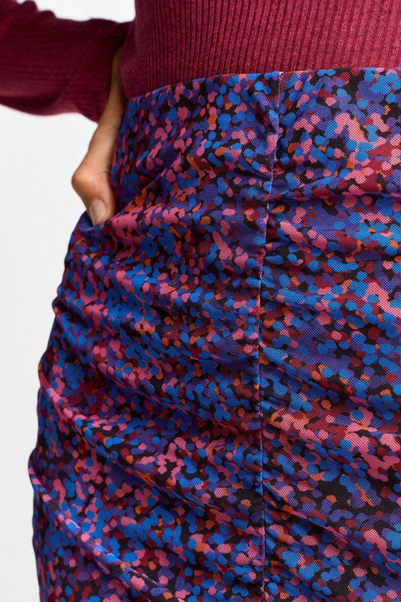 Eich & Royal Midirock mit floralem Allover-Print Günstiger Verkauf
