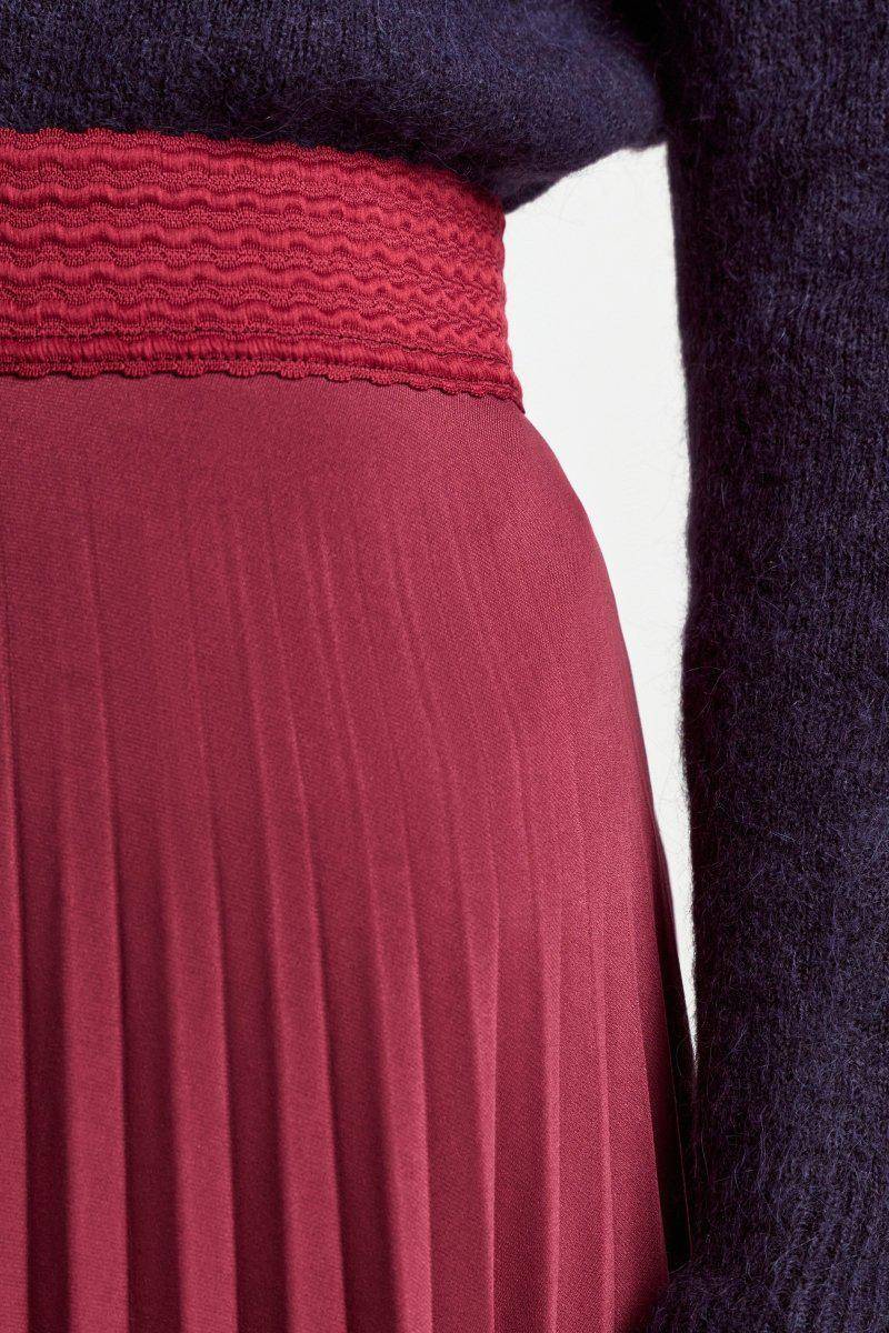 Eich & Royal Plisseerock mit elastischem Bund Flash Sale